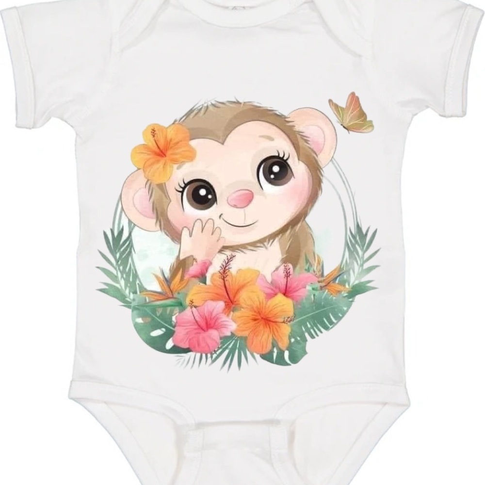 Custom made Infant Bodysuit. Size 3-6 months